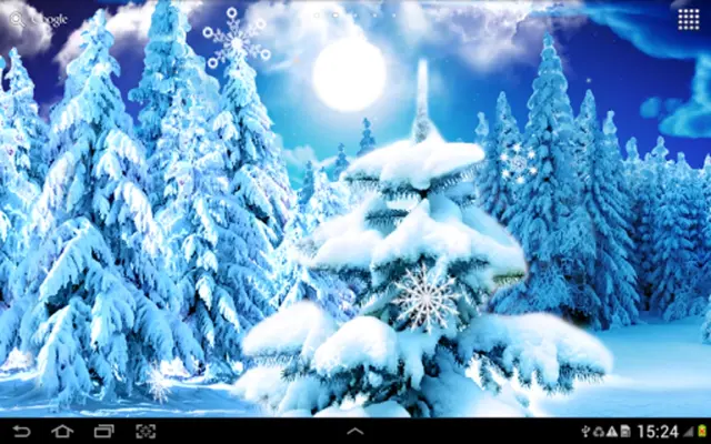 Winter Forest Live Wallpaper android App screenshot 0