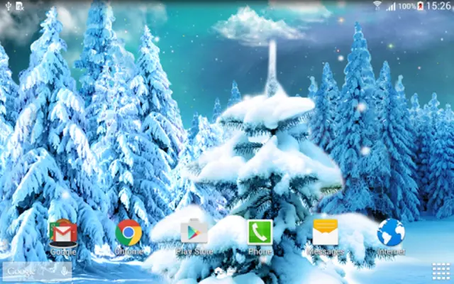 Winter Forest Live Wallpaper android App screenshot 3