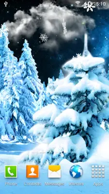 Winter Forest Live Wallpaper android App screenshot 5