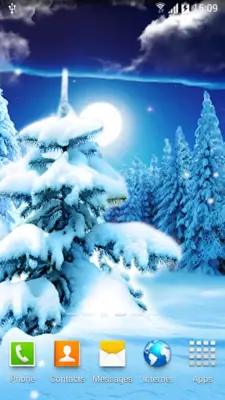 Winter Forest Live Wallpaper android App screenshot 6