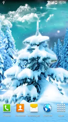 Winter Forest Live Wallpaper android App screenshot 7